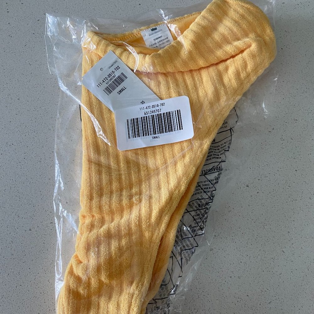 Terry Cutout High-Waist High-Leg Cheeky Bottoms *Abercrombie*